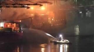 Containership Fire Prompts Major Response at Port of Los Angeles