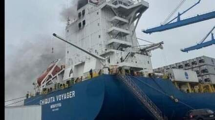 Update: Fire Breaks Out Aboard Boxship at Port of Wilmington