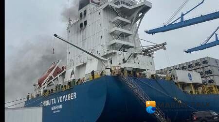 Update: Fire Breaks Out Aboard Boxship at Port of Wilmington