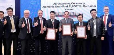 Update: DNV Greenlights Next-Gen 21,700 TEU Ammonia-Fueled Container Ship
