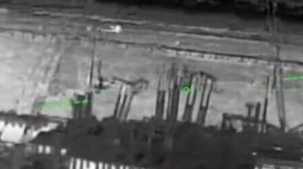 Ukrainian Drones Strike Russian Taman Port, Igniting Fires