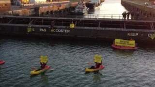 French Authorities Detain Greenpeace Activists During Port Blockade