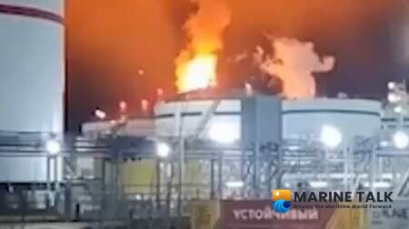 Update: Ukrainian Drone Strike Hits Russian Oil Port of Ust-Luga